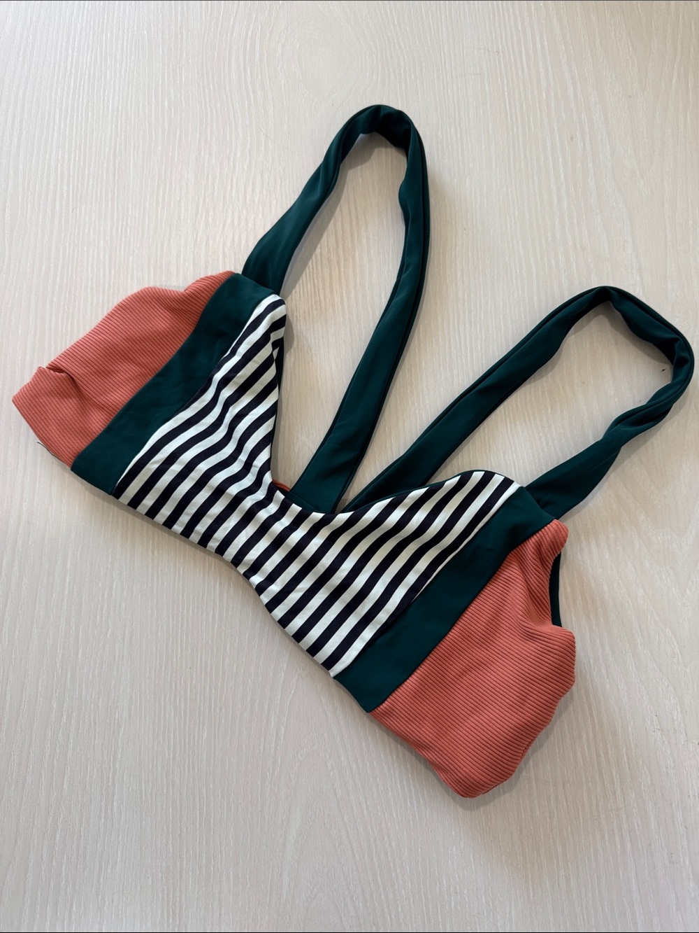 Boys + Arrows Dancing Dixie bikini top in OOAK grading sample - Large